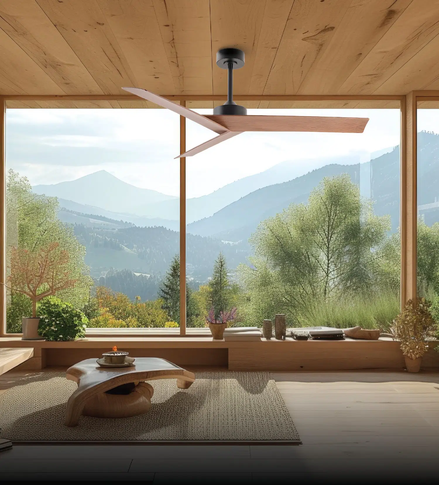 Ninja Whirl - 52”Ceiling fan with 3 x ABS Blades, BLDC Motor, Summer-Winter feature and Remote Control.